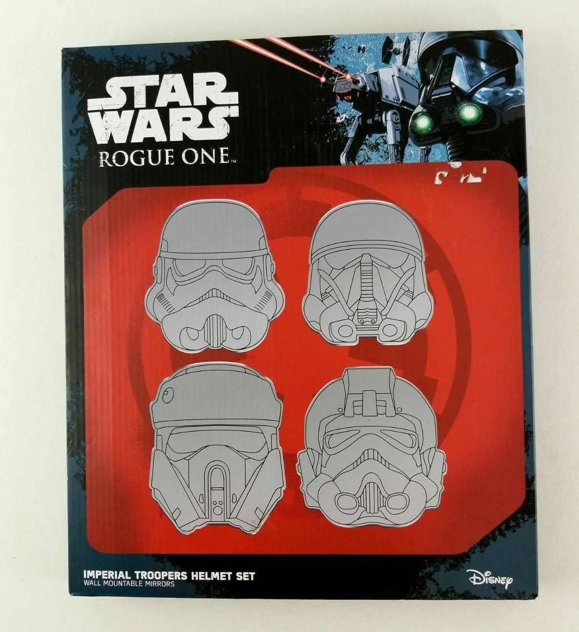 Star Wars Rogue One Imperial Troopers Helmet Mirror Set Wall Mount