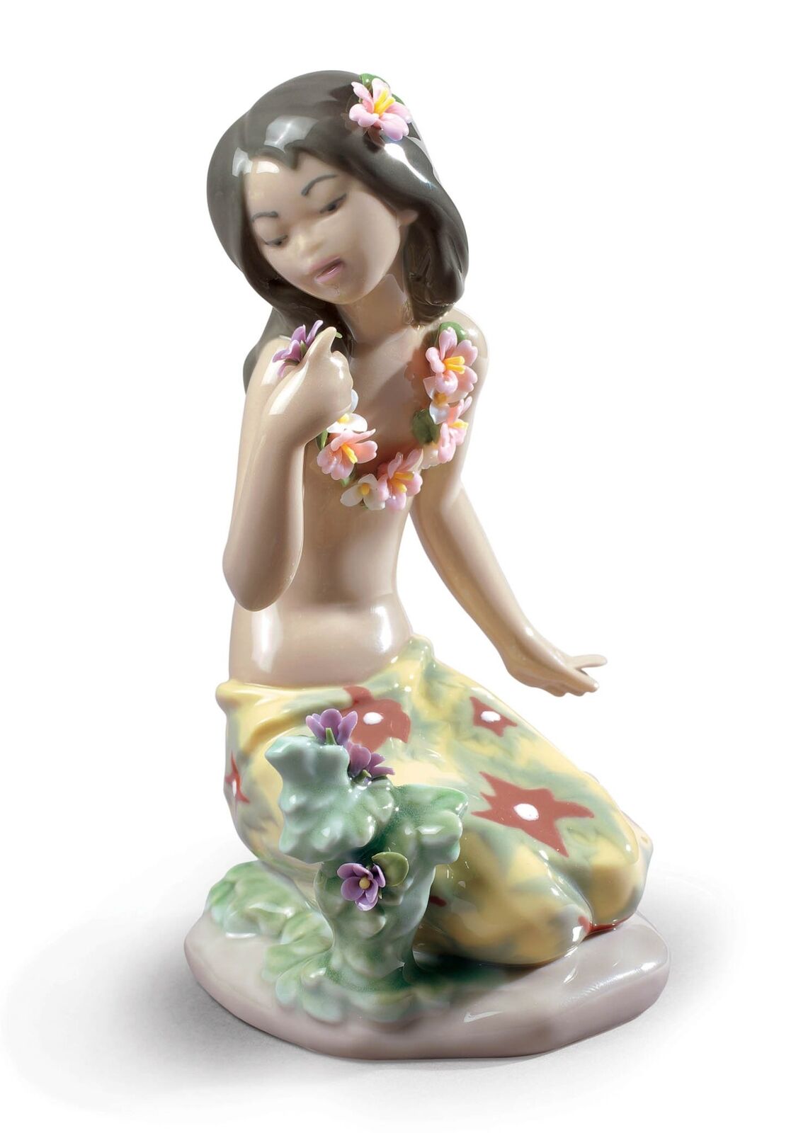 Lladro Retired Porcelain 01008738  8738 In a tropical garden (special edition)