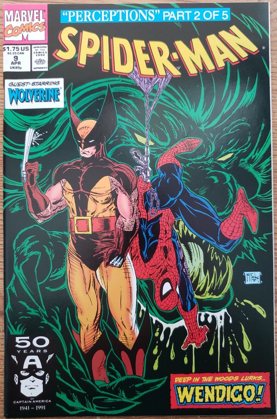 Spider-Man #9 NM 9.6 (guest-starring Wolverine) \