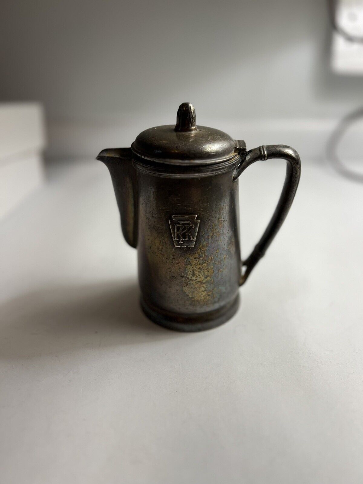 Rare VINTAGE 1939 Pennsylvania Railroad International Silver Co. SILVER Teapot