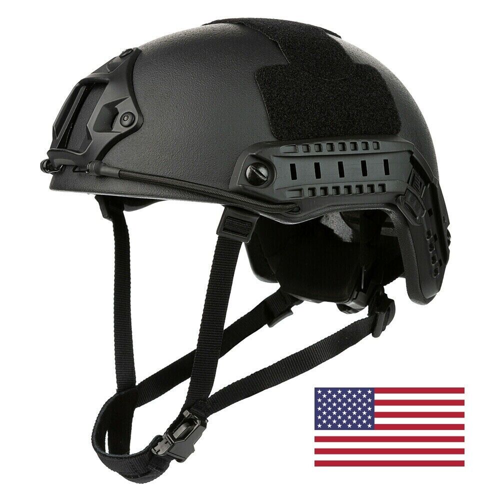Large - Level IIIA Ballistic Helmet, FAST Style, UHMWPE +Extra - Lab Tested