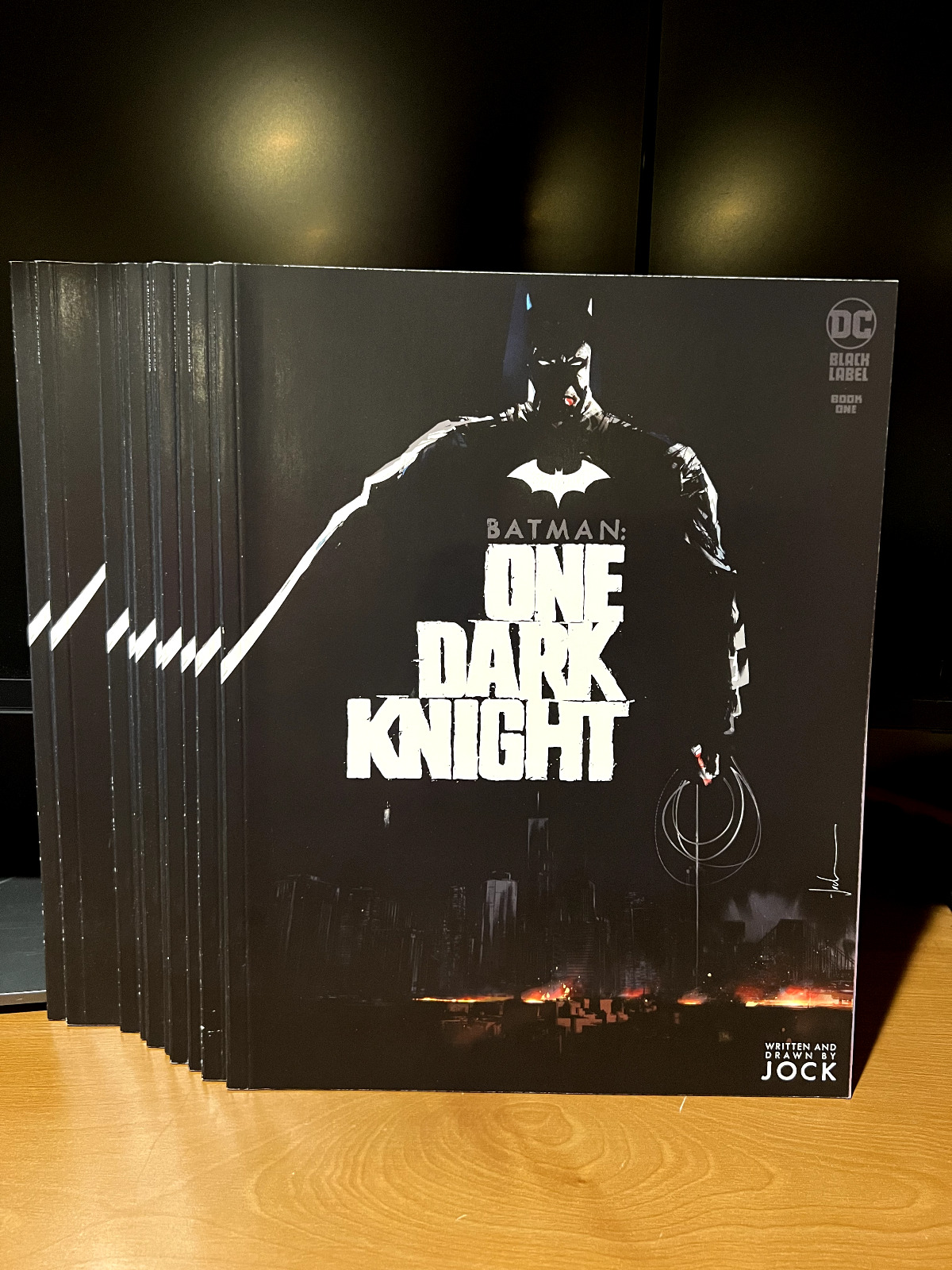 Batman One Dark Knight #1 DC Black Label Book One Jock 1st Print Feb 2022