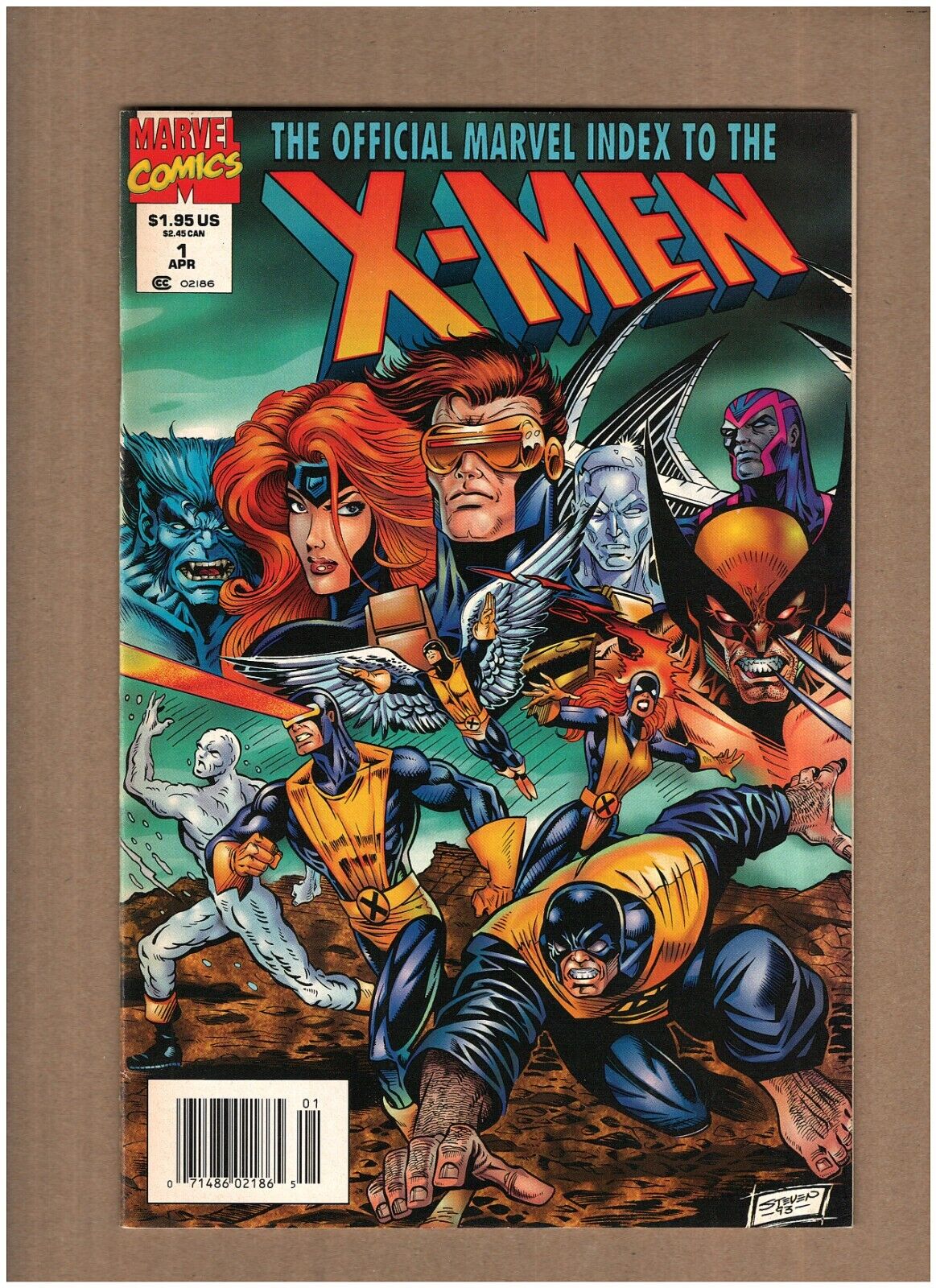 Official Marvel Index to the X-Men #1 Newsstand Marvel Comics 1994 VF+ 8.5