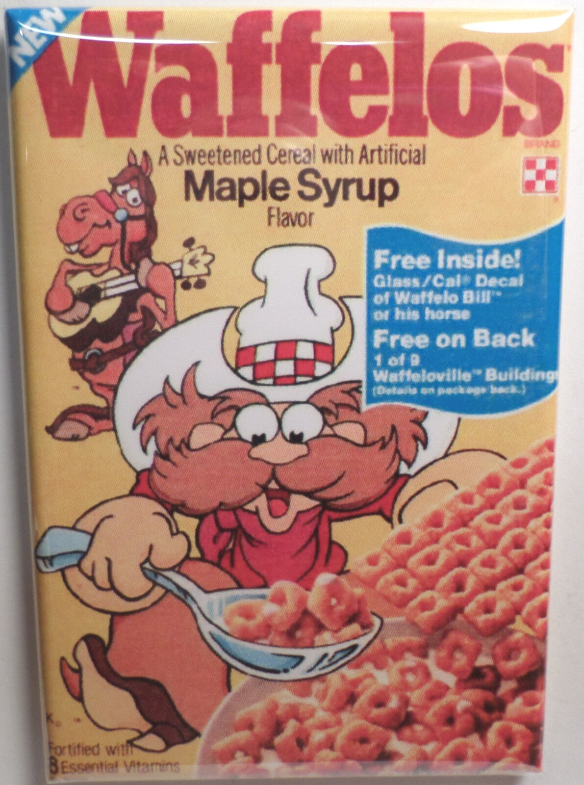 Waffelos Vintage Cereal Box 2