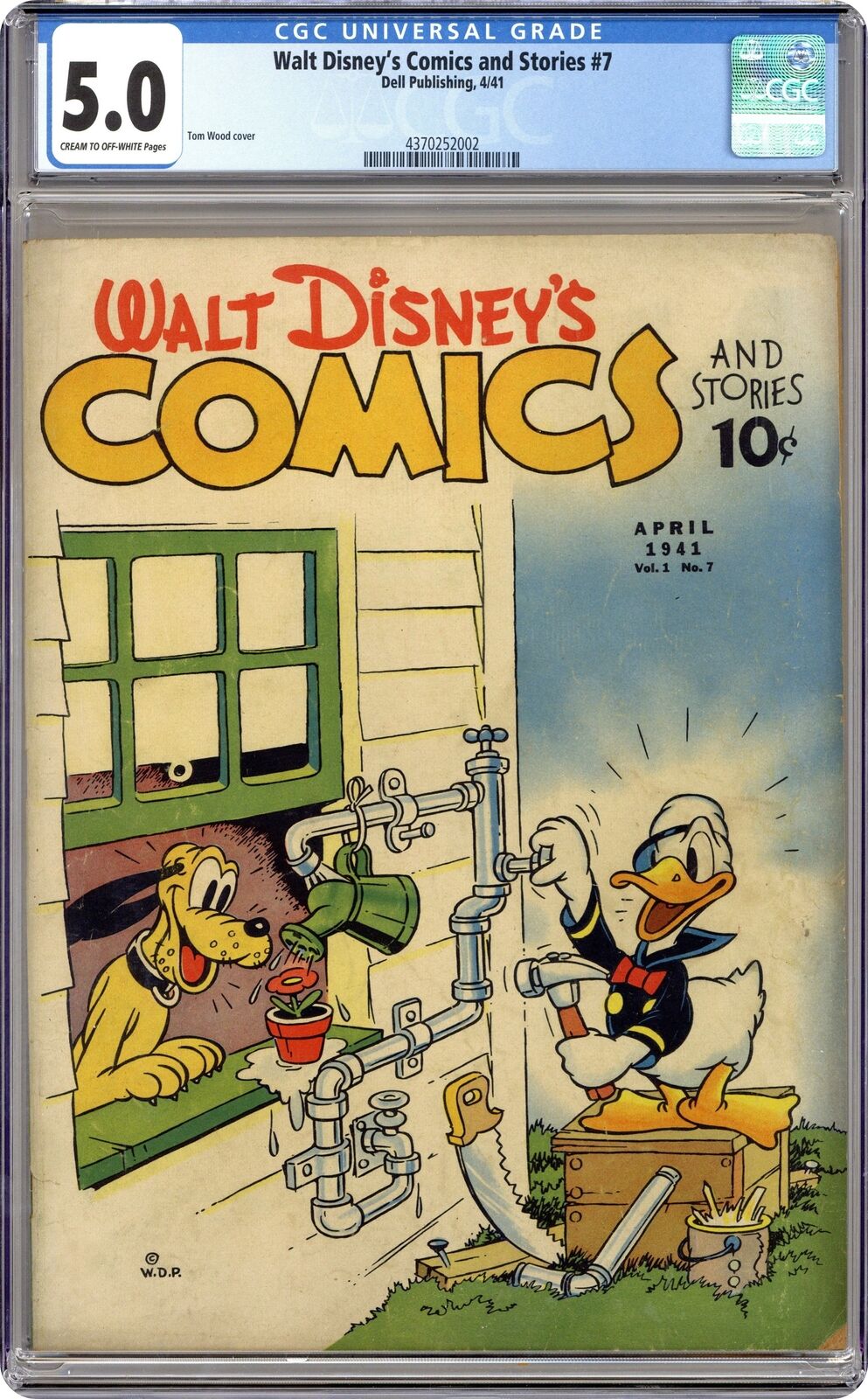 Walt Disney\'s Comics and Stories #7 CGC 5.0 1941 4370252002