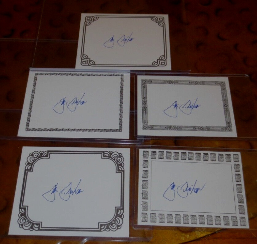 Lot of 5 John Grisham autographed bookplate signed The Fim Chamber Pelican Brief