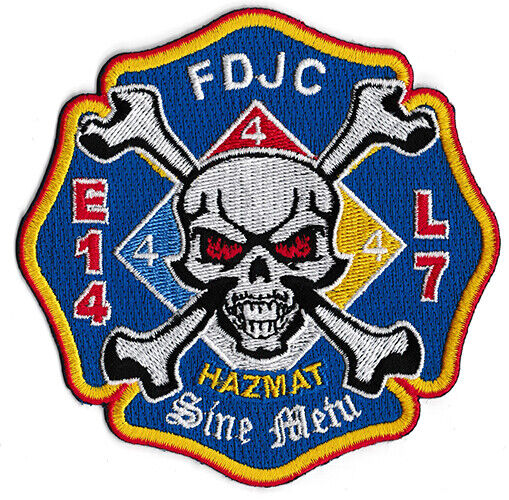 Jersey City, NJ Engine 14 Ladder 7 Haz Mat NEW Fire Patch