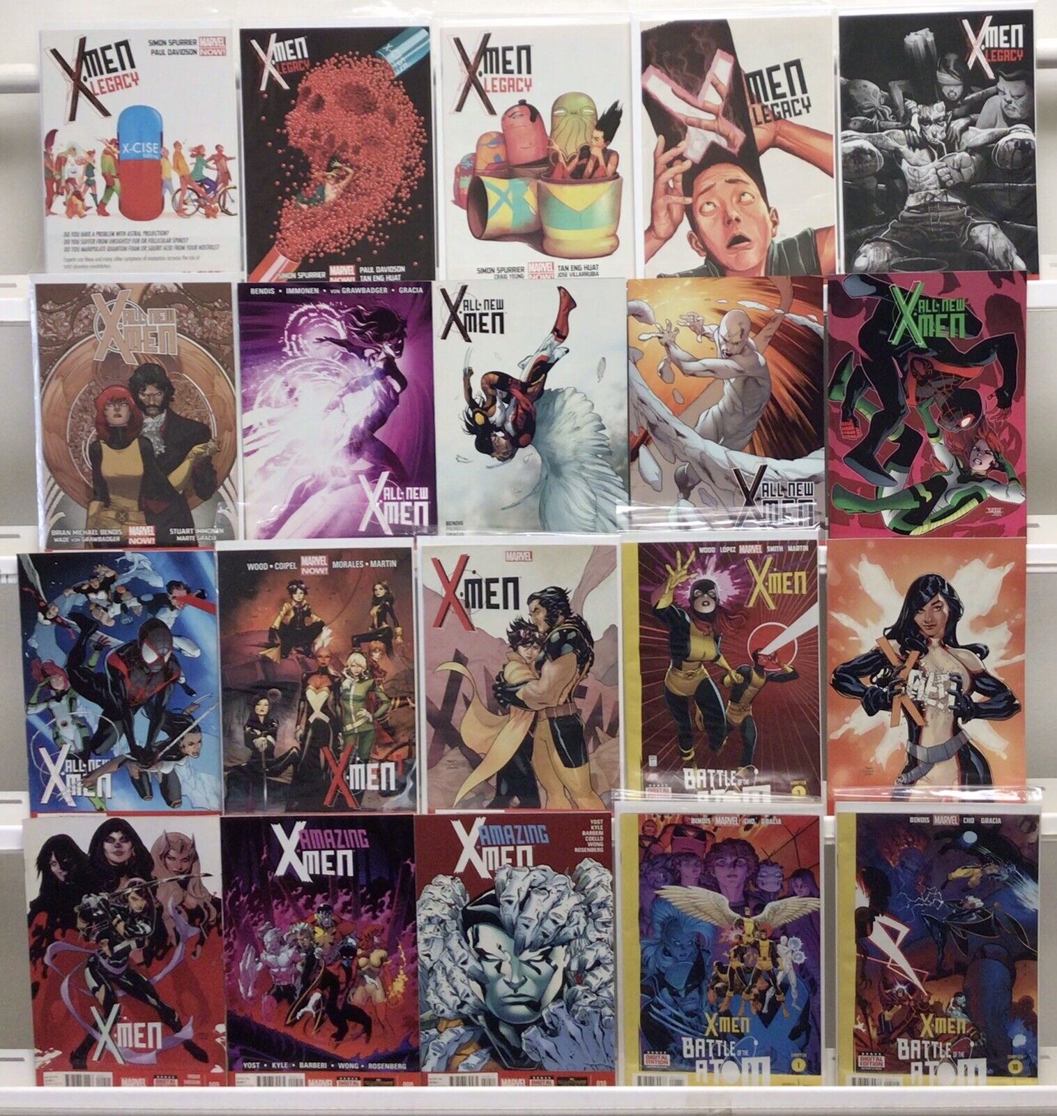 Marvel Comics X-Men Comic Book Lot Of 20 Issues