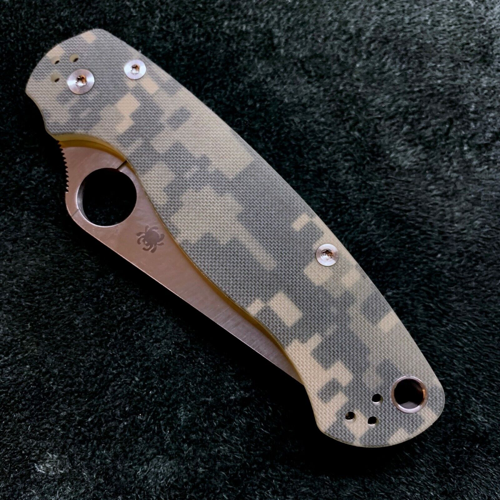 (NO KNIFE) Titanium Screw or Tube/Plug sets for Spyderco Paramilitary 2 c81gp2