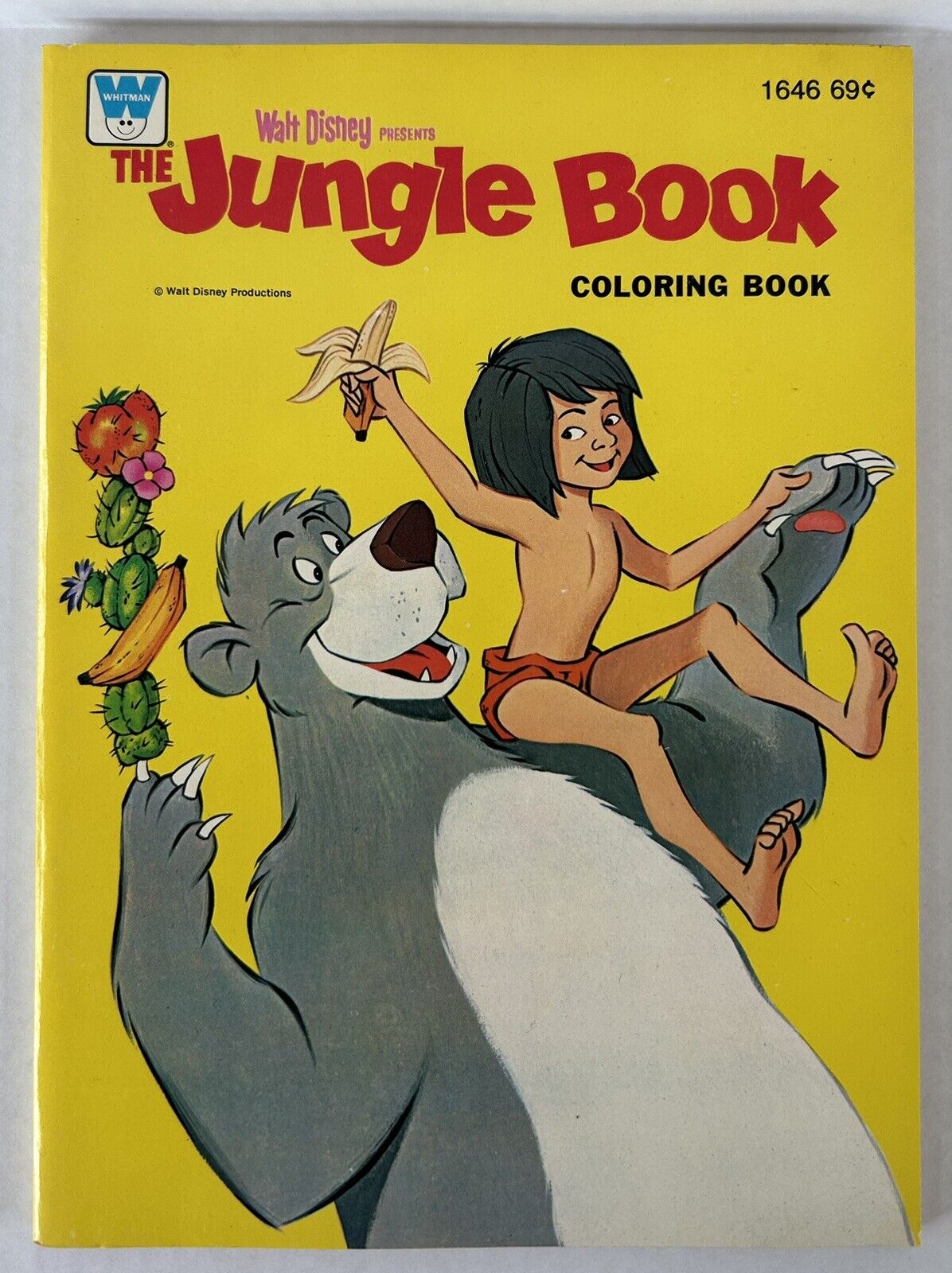 Vintage Disney's The Jungle Book Coloring Book 1967 Whitman Books New Unused