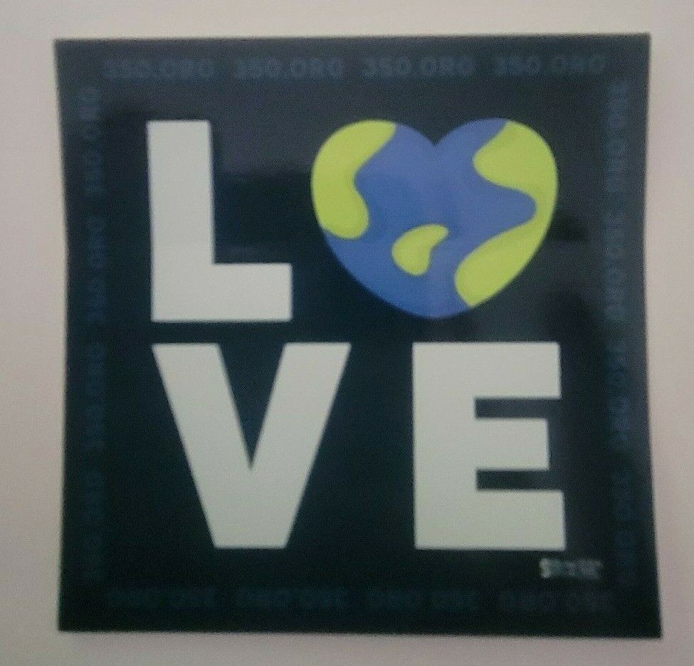 LOVE Earth (Love the Earth) Sticker by 350 Approx. 3\