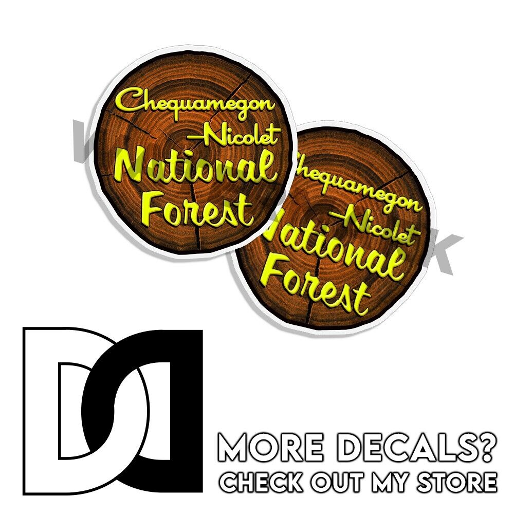 Chequamegon–Nicolet National Forest Decals Wisconsin Park CIRCLE 5\