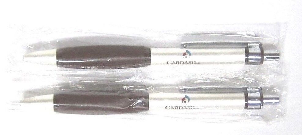 Drug Rep GARDASIL Collectible Metal Pens x 2 RARE