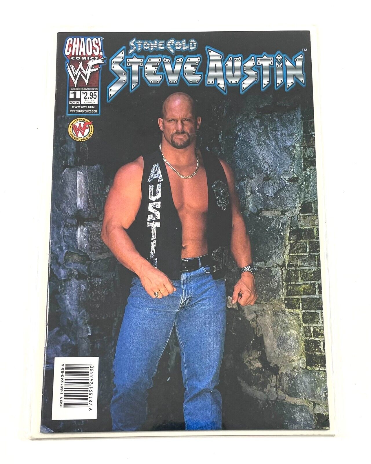 1st Print Chaos Comics WWF Stone Cold Steve Austin # 1 NM
