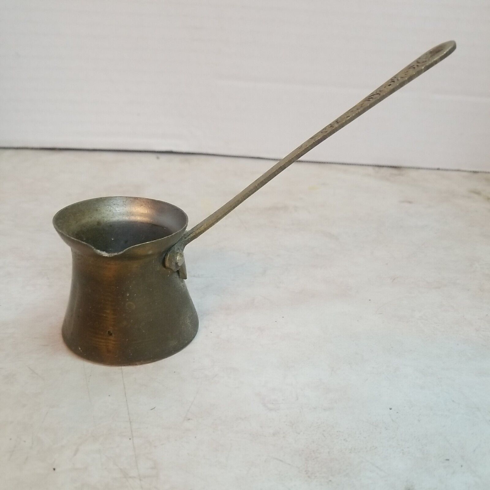 Vintage Brass Pouring Ladel