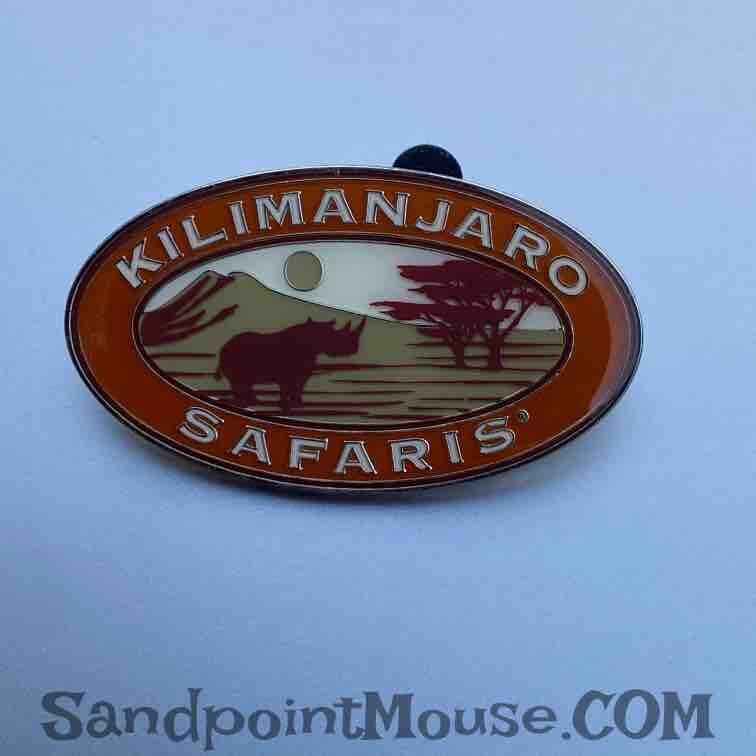 Disney WDW Kilimanjaro Safaris Attraction Logo Tan Brown Version Pin (UM:106917)