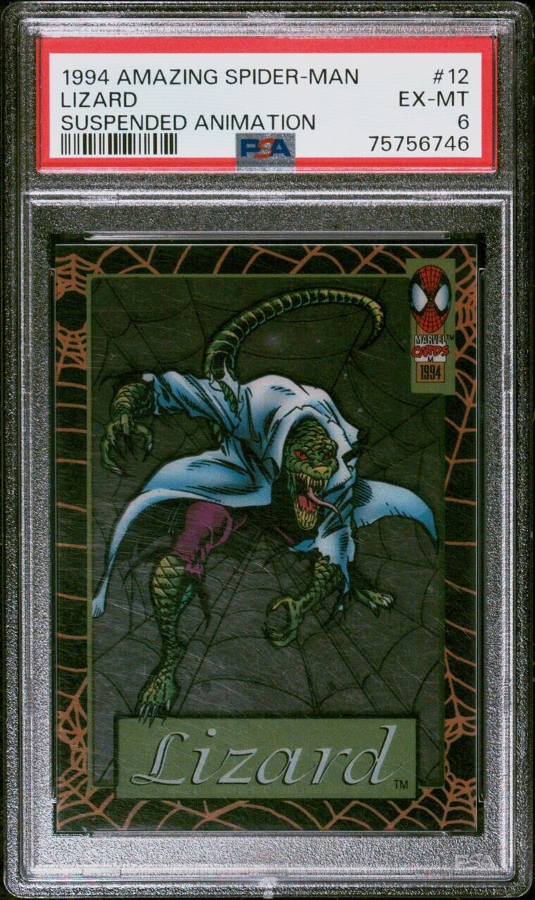 1994 The Amazing Spider-Man Suspended Animation # 12 of 12 Lizard | PSA 6 |