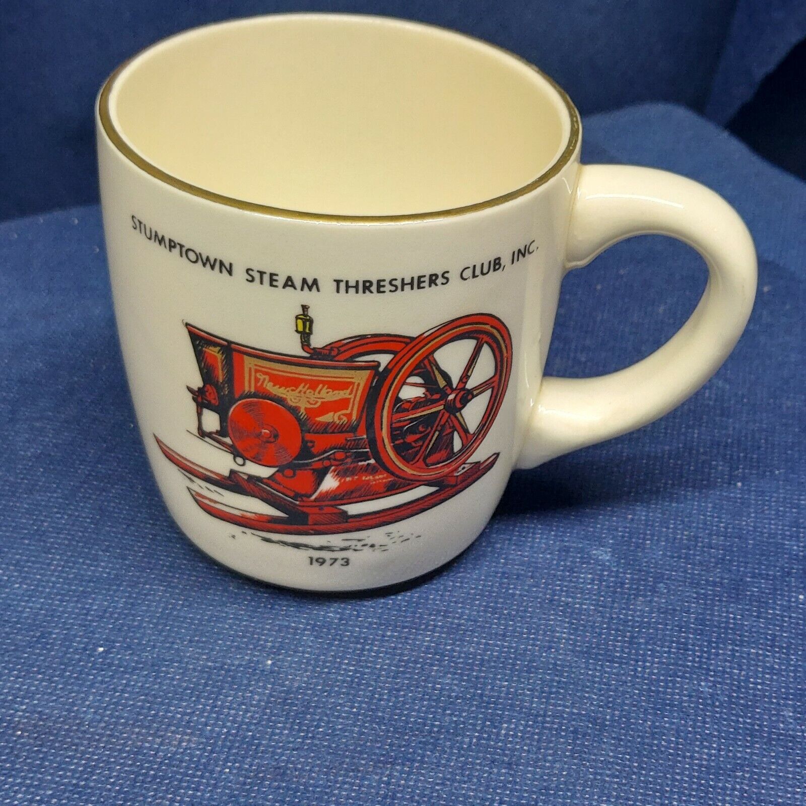 Vintage 1973 Collector's Mug Stumptown Steam Threshers Club USA 