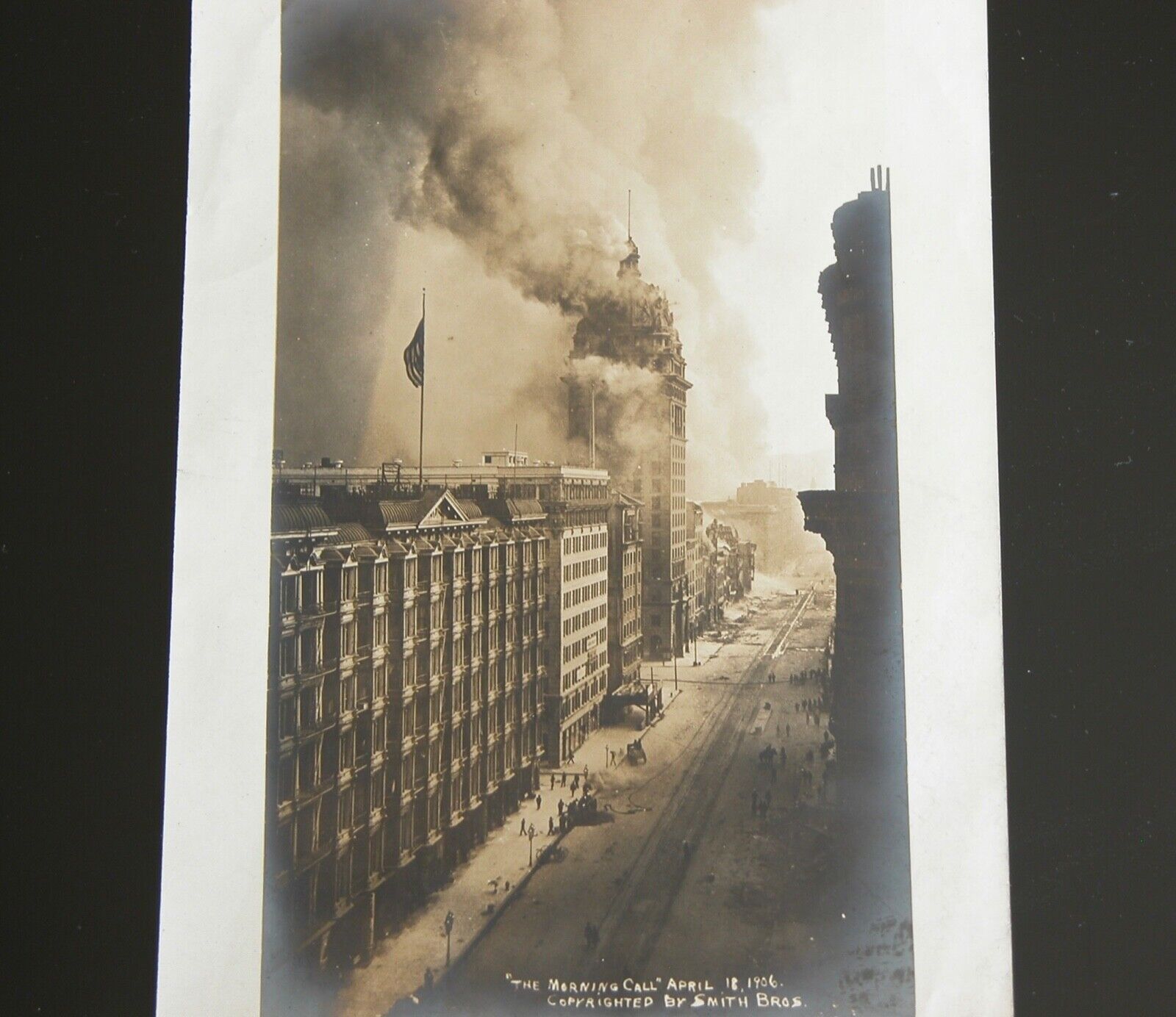 Vtg 1906 San Francisco Earthquake Fire 