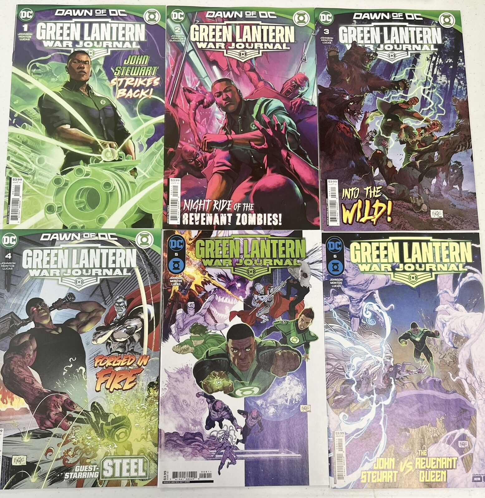 Green Lantern War Journal 1-6 (DC 2023) Full Set Unread 