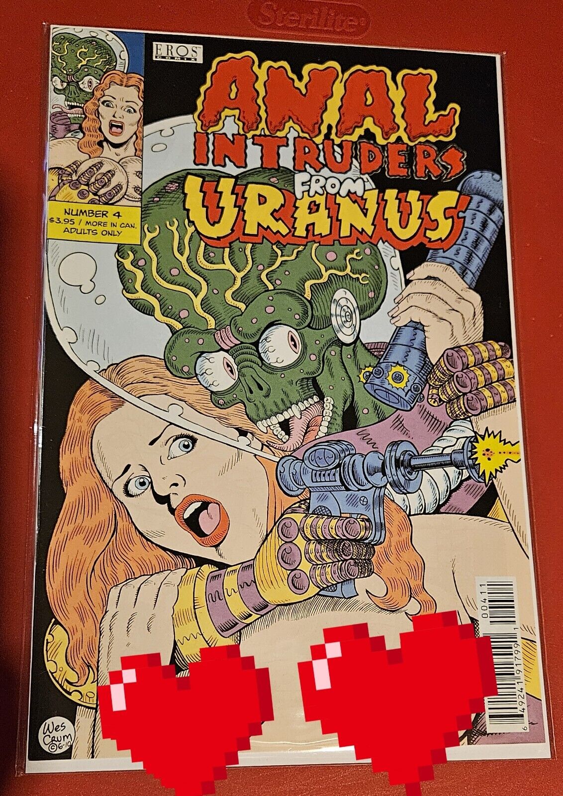 Intruders From Uranus Comic Book Sci-fi Alien Space Action Thriller Martian Rare