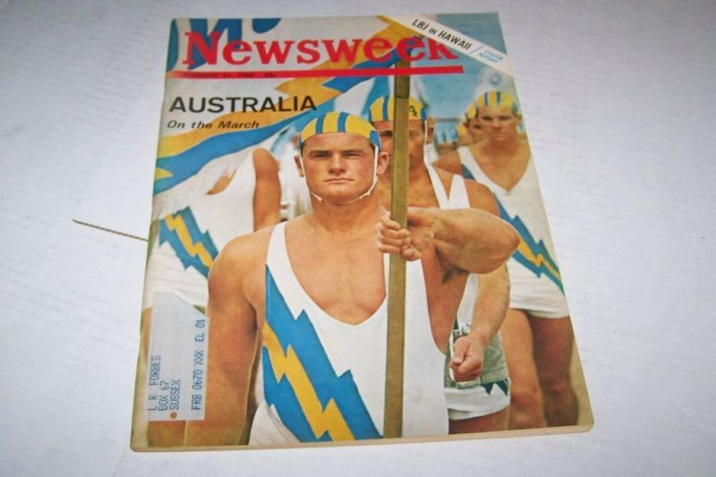 FEB 21 1966 NEWSWEEK magazine AUSTRAILIA