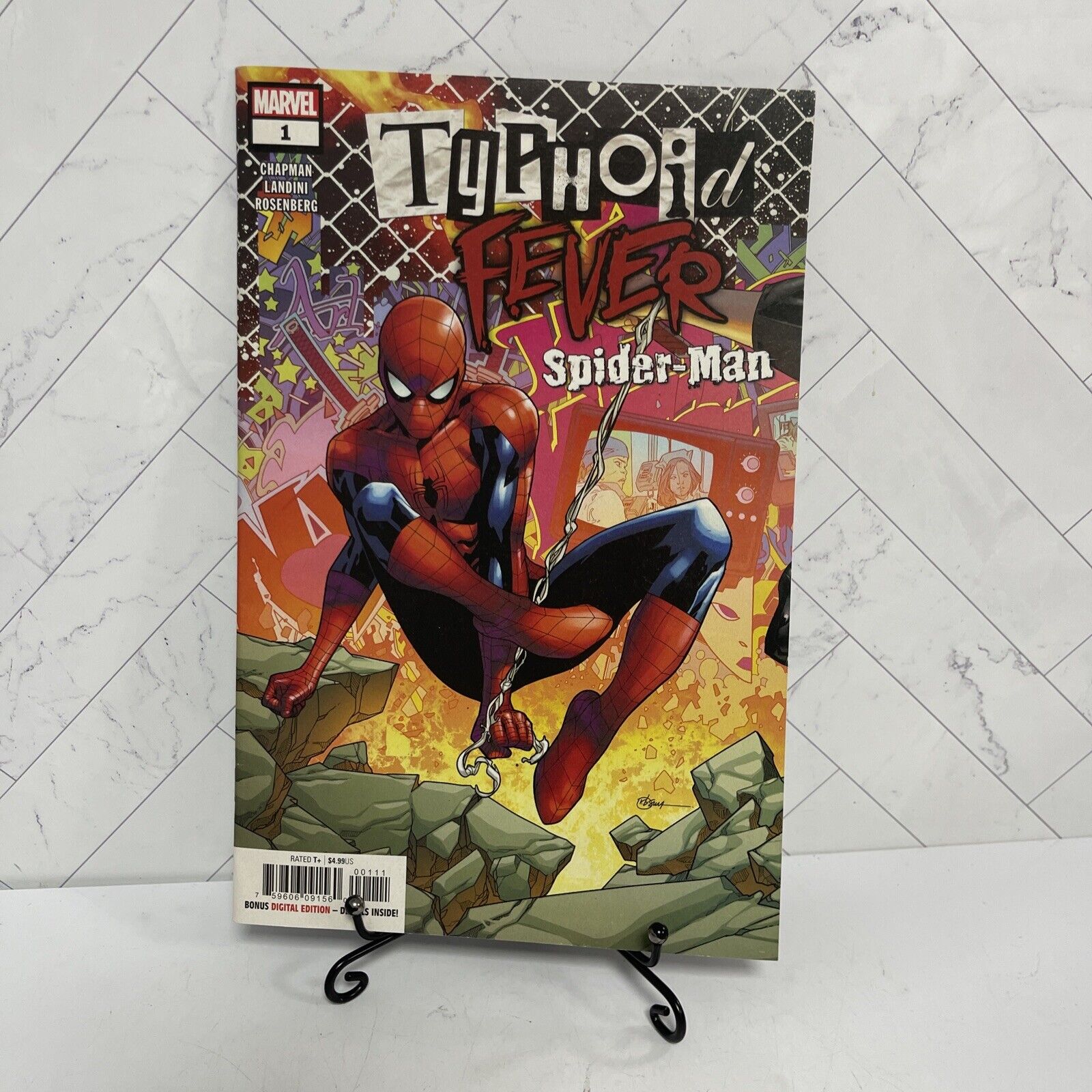 Typhoid Fever Spider-man #1 Chapman Marvel Comic 1st Print 2018 unread