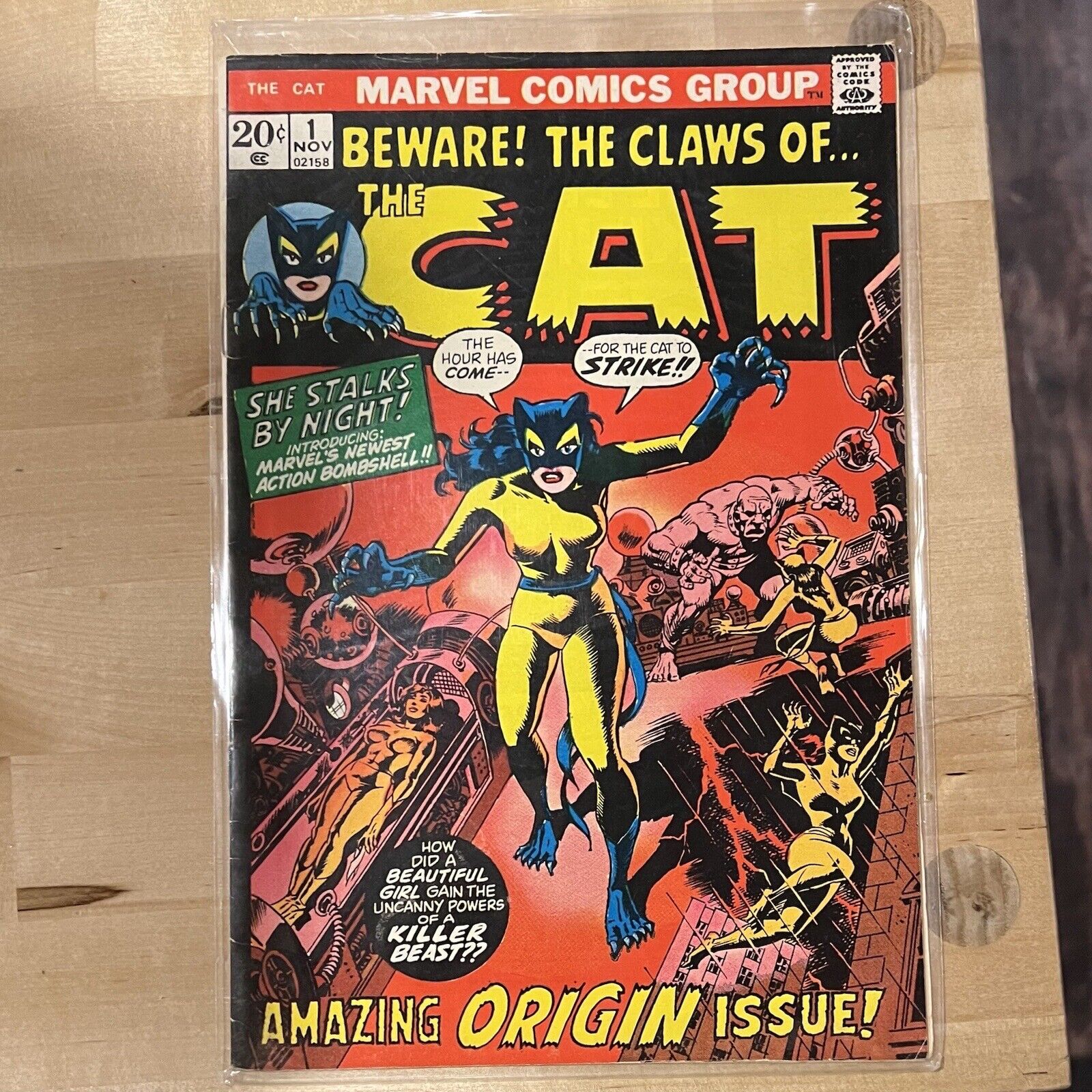 Beware The Claws Of The Cat #1 1972 Bronze Age