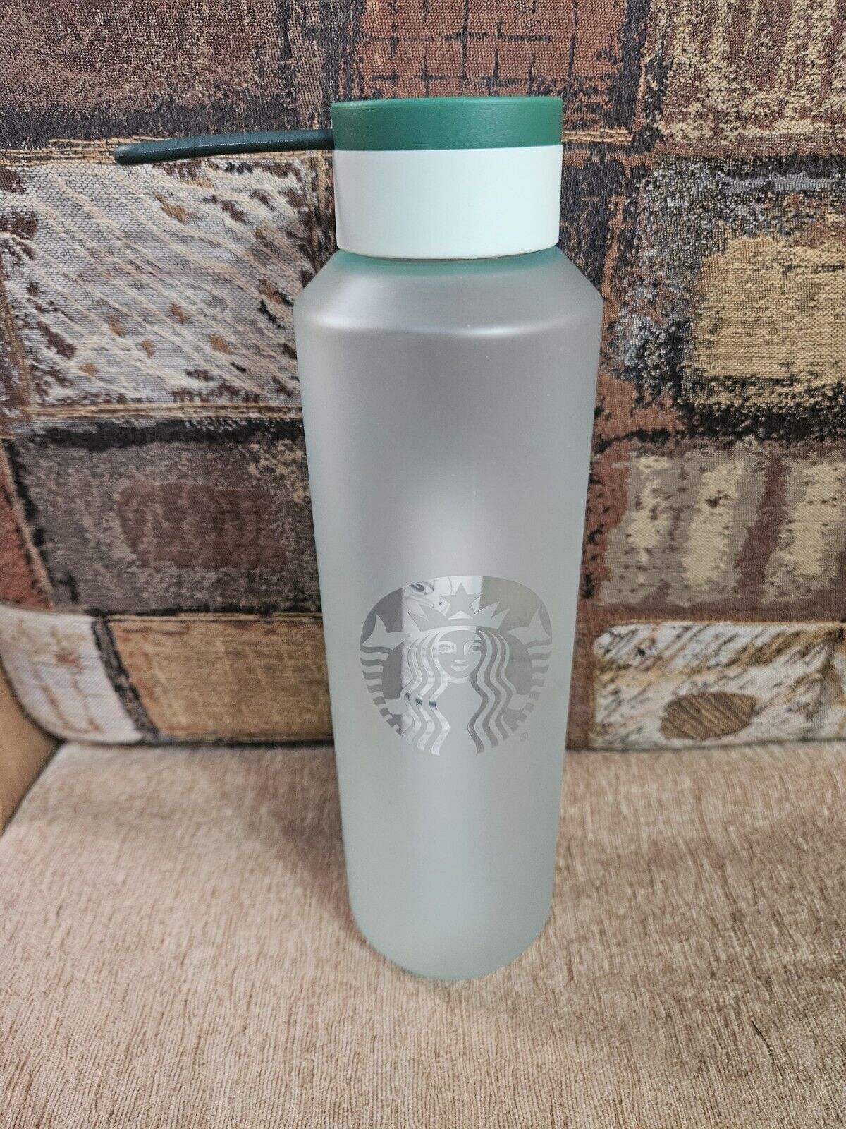 Starbucks 2023 Siren Soft Touch Plastic Water Bottle, 24 oz