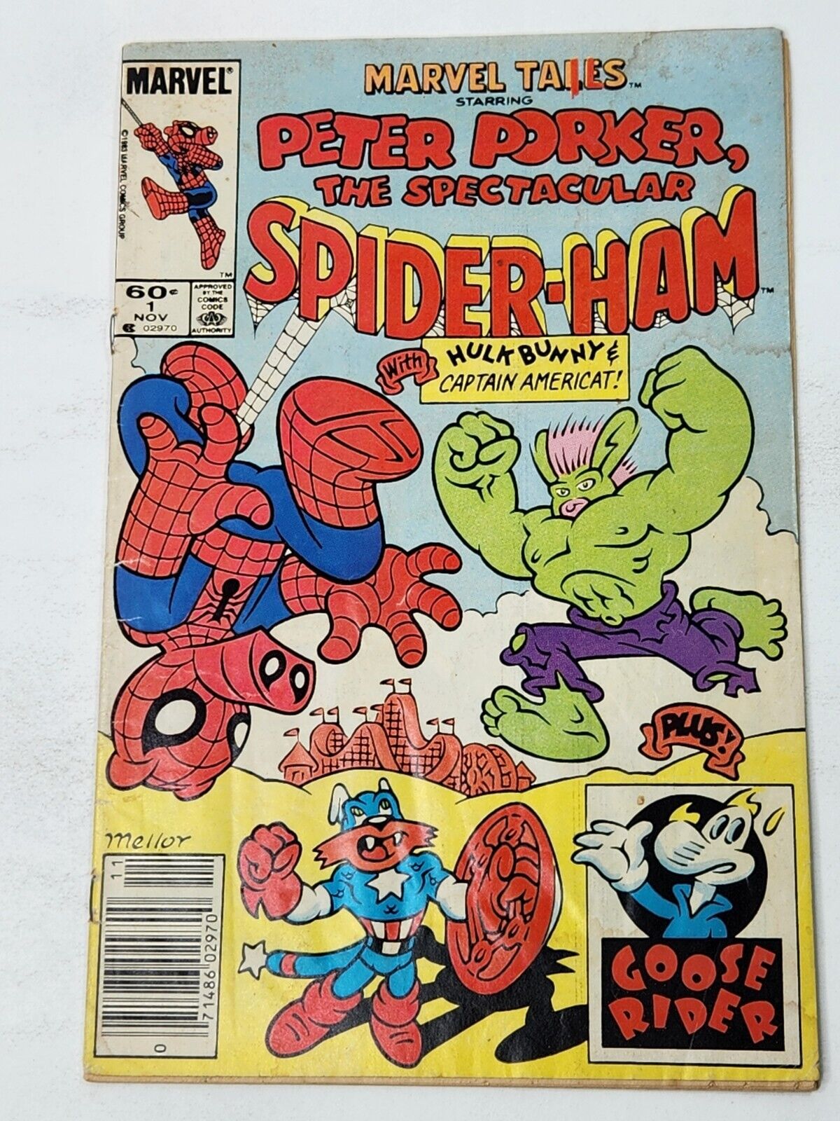 Marvel Tails 1 NEWSSTAND 1st App Spider-Ham Marvel Comics Bronze Age 1983