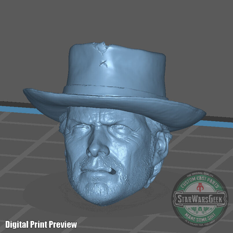 Clint Eastwood Man with No Name custom head for 4\
