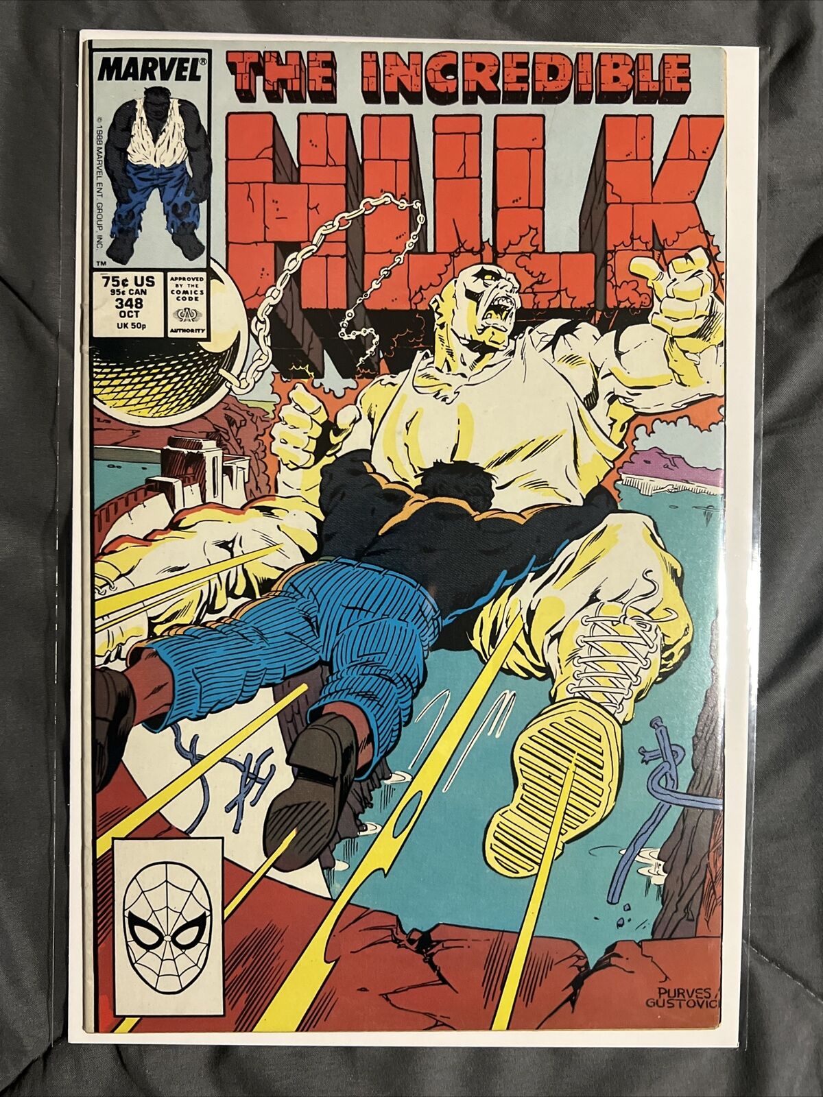 The Incredible Hulk 348 1988 Marvel Comics Bagged and Boarded