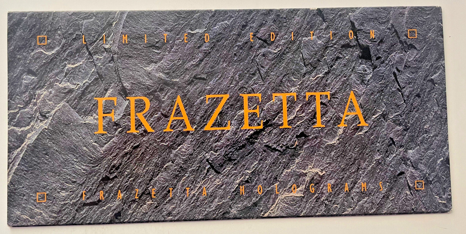 1993 Frazetta Limited Edition Hologram Trading Card Set #5047 W/Certificate