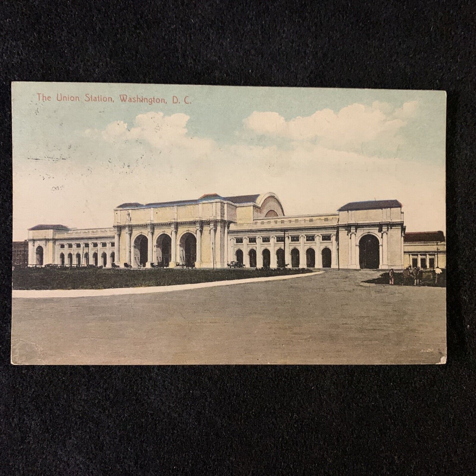 Vintage Postcard - Union Station, Washington, DC, Postmarked 1910 Germany