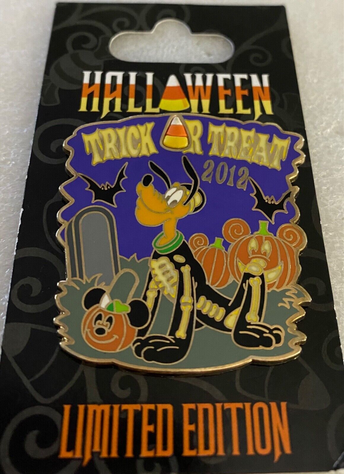 Disney Pin 92153 Pluto Trick or Treat Halloween 2012