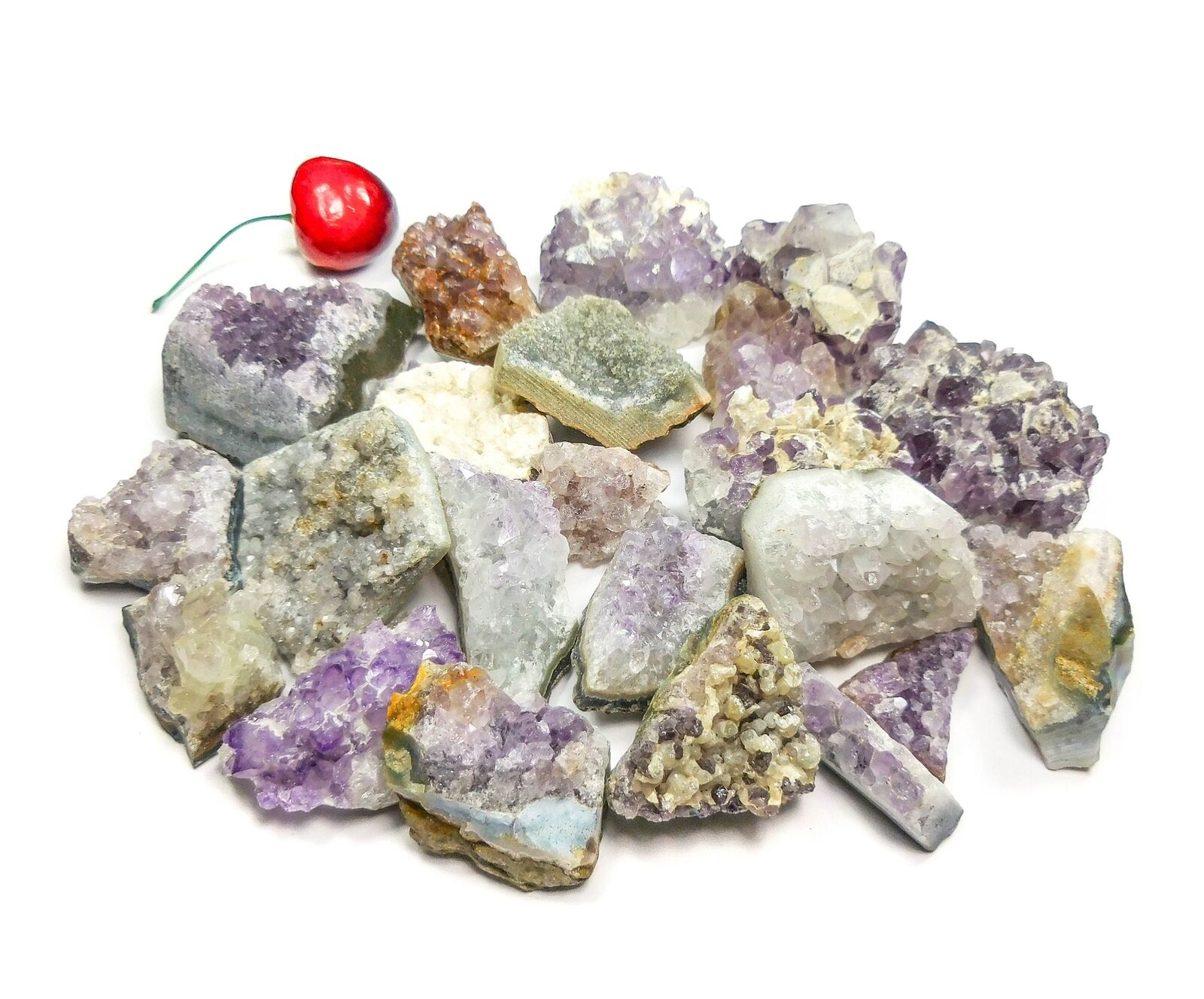Bulk Wholesale Lot 1 Kilo (2.2 LBs) Amethyst Clusters Rough B C Grade Crystals