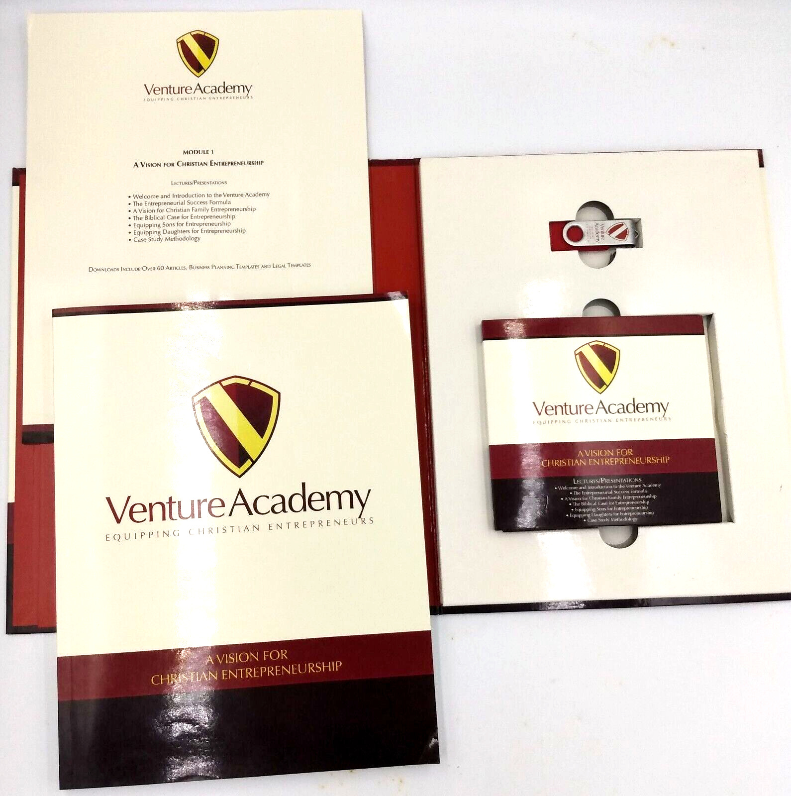 Entrepreneurs Course DVD/Textbooks Venture Academy Christian Business Education