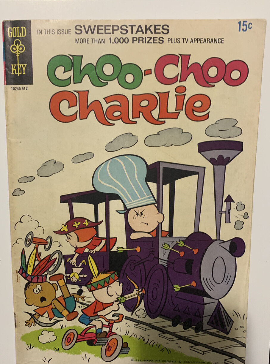 CHOO CHOO CHARLIE #1  (GOLD KEY 1969) Comic VG