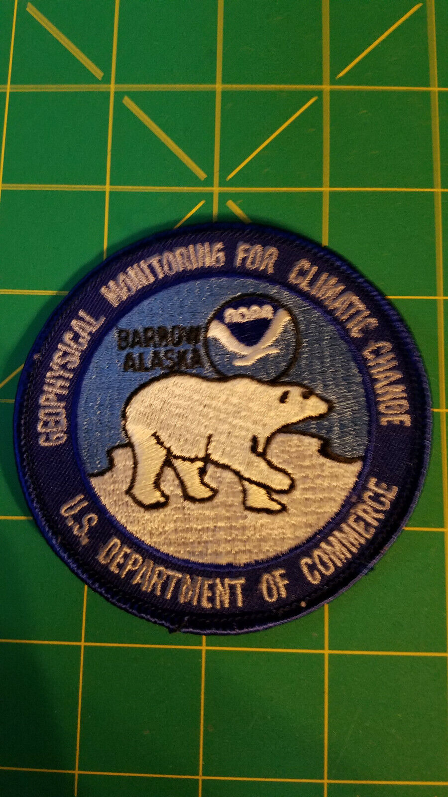 NOAA Patch Barrow AK Climate Change Polar Bear Geophysical Monitoring Federal <<