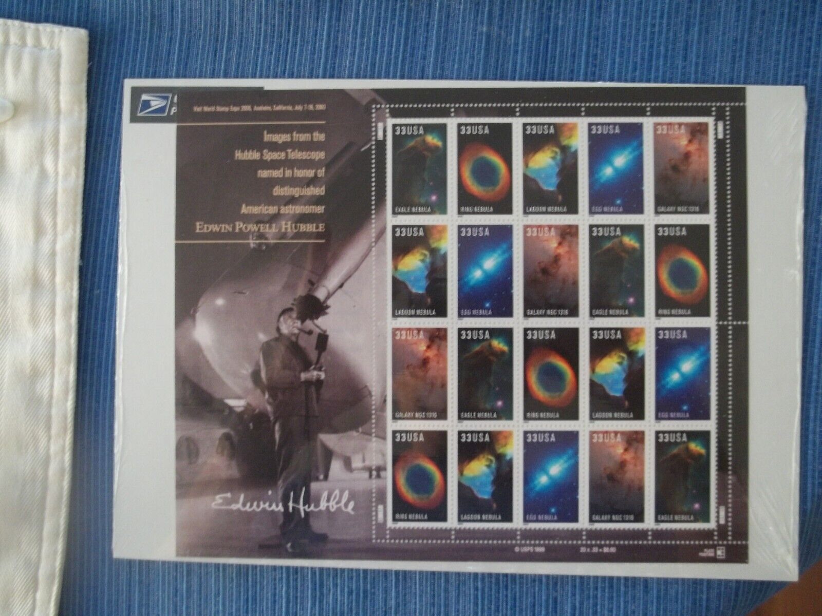 New in Original Packaging 2000 Hubble Space Telescope Images Mint+ Sheet 20
