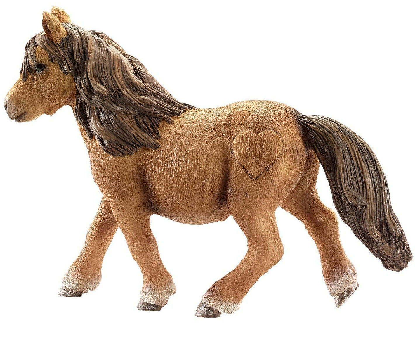 NEW SEALED Schleich SHETLAND PONY MARE with Heart Horse Figure 13750 RETIRED HTF