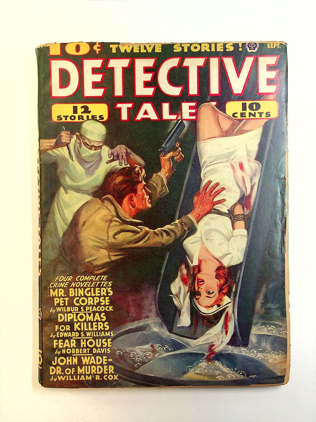 Detective Tales Pulp 2nd Series Sep 1940 Vol. 16 #2 VG TRIMMED