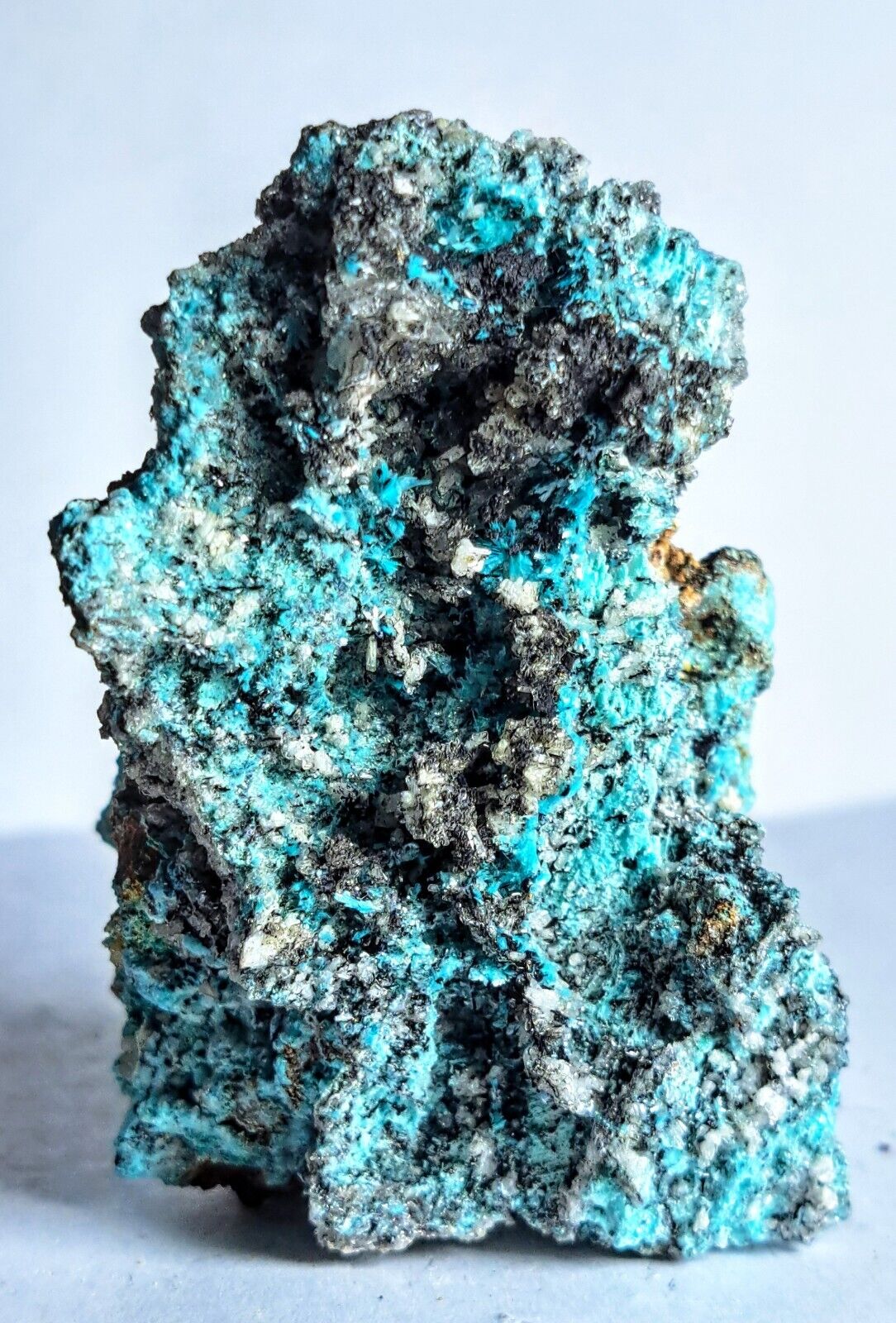 Aurichalcite with Hemimorphite - Ojuela Mine, Durango, Mexico