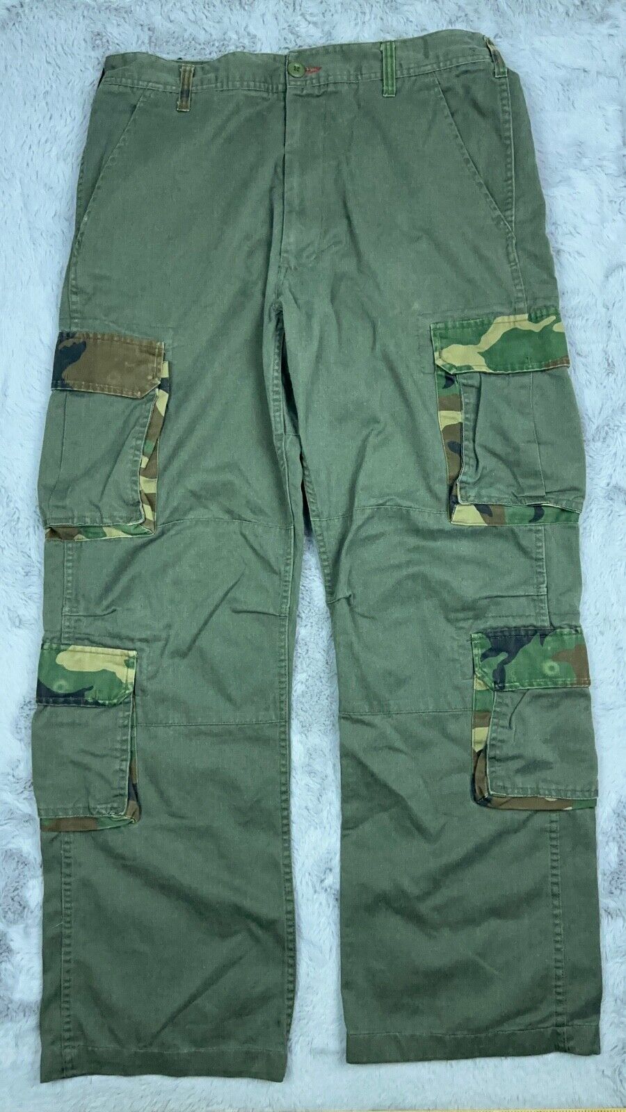 Rothco Pants Mens Medium Regular Olive Drab with Woodland Accents Paratrooper