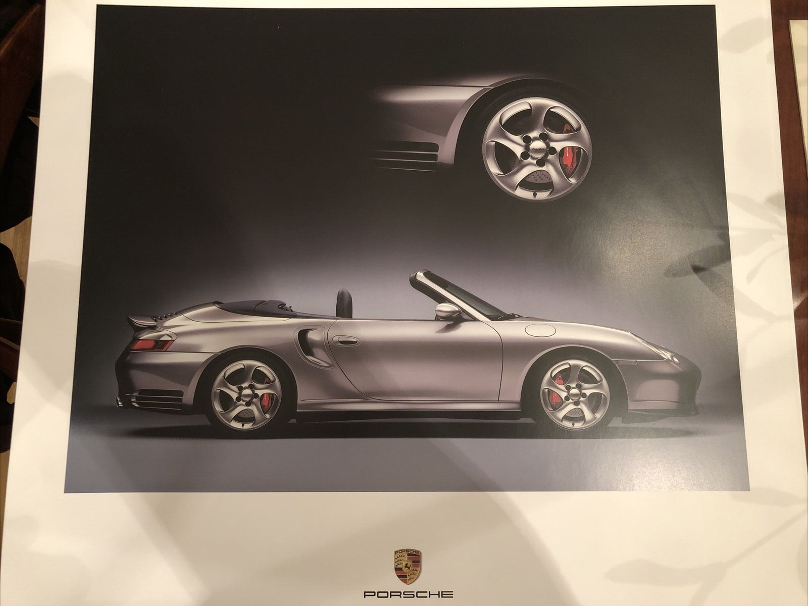 FLASH SALE TILL GONE Factory Porsche CloseOut deal 911 Turbocab Poster Original￼