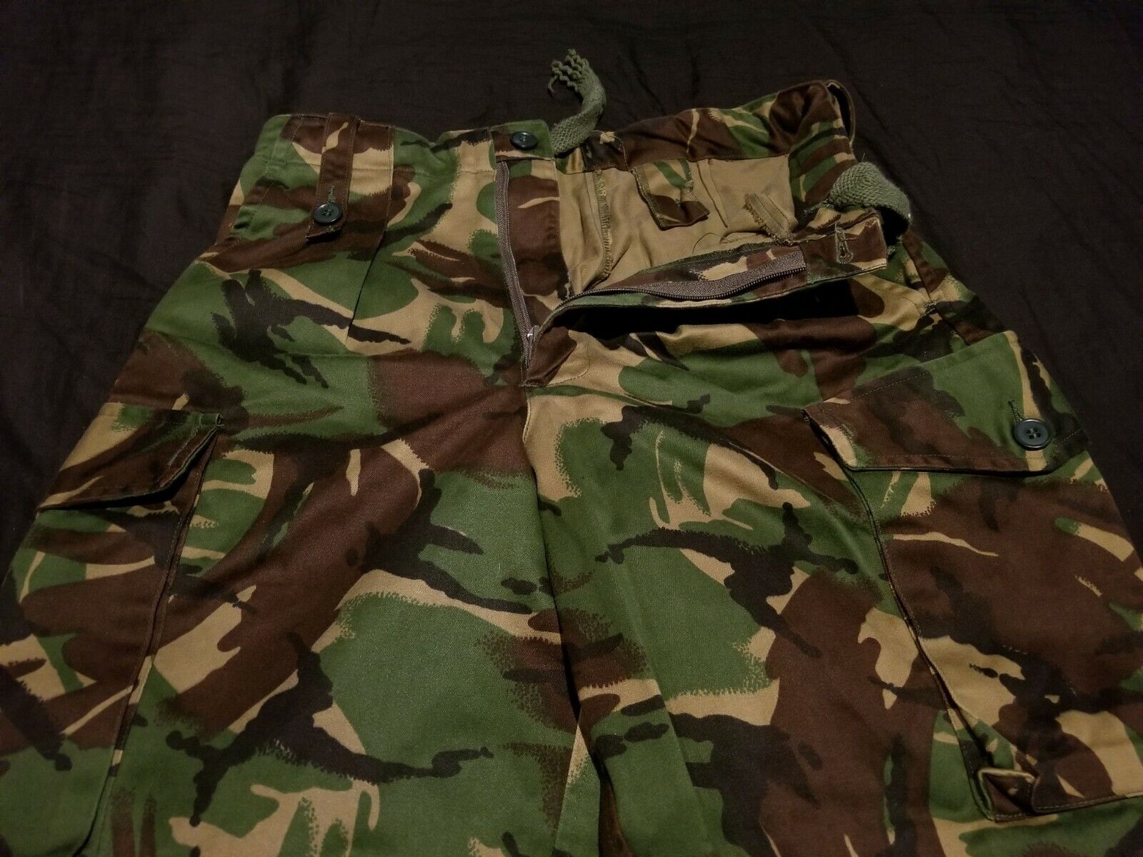UK DPM Camouflage Temperate Climate Trousers 80/80/96 Excellent Condition