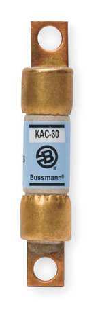Eaton Bussmann Kac-30 Semiconductor Fuse, Kac Series, 30A, Fast-Acting, 600V