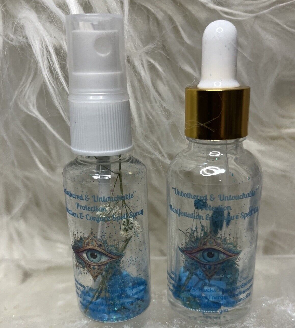“UNBOTHERED”•PROTECTION•Manifestation & Conjure Spell Ritual Oil•1oz. BOTTLE