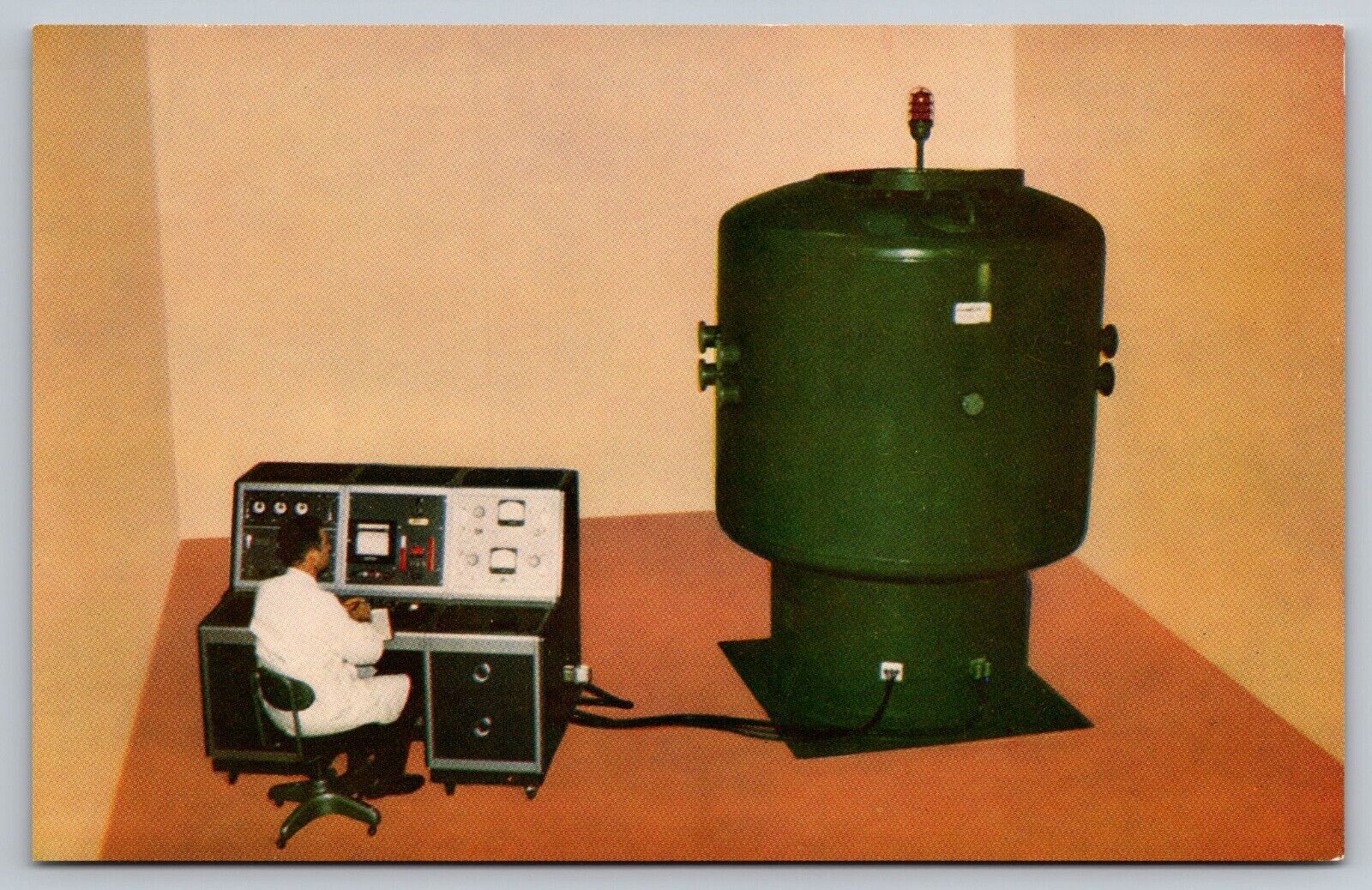 Postcard C 40, The AGN 201, 1st mass Produced Nuclear Reactor