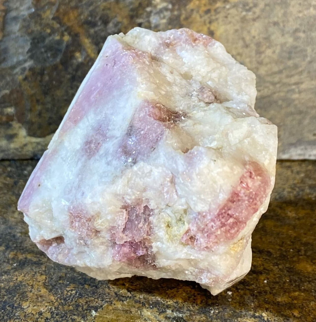 Rubellite Pink Tourmaline  Raw & Polished Point   Peace Well Being 29159E